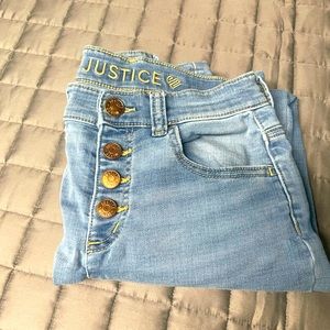 Justice girl jeans size 14